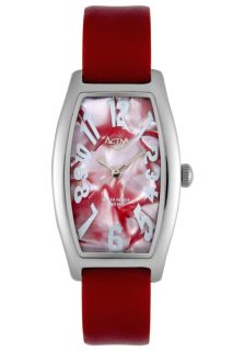 Activa SL229 003  Watches,Womens Burgundy Leatherette, Casual Activa Quartz Watches