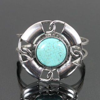 Turquoise Snap Closure Bangle Bracelet Gb644 b1732 Jewelry