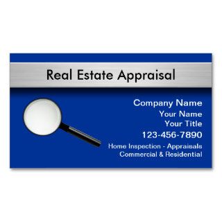 Real Estate Appraiser Business Cards