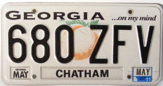Georgia On My Mind" License Plate" 