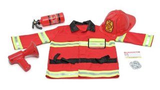 Melissa & Doug Fire Chief Role Play Costume Set Toys & Games