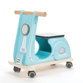 wooden ride on scooter by jammtoys
