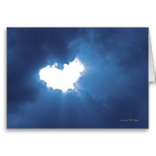 Heart Clouds Greeting Card