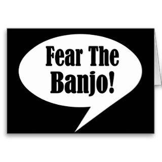 Funny Banjo Quote Greeting Card