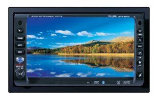 Valor Multimedia DTS 660W Nav Ready Double Din AM/FM/CD/DVD with 6.5 Inch Monitor 