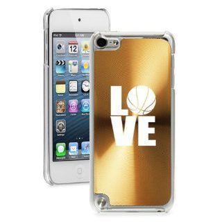 Apple iPod Touch 5th Generation Gold 5B661 hard back case cover Love Basketball Cell Phones & Accessories