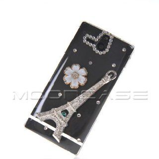 Mooncase Bling Rhinestone Crystal Devise Hard Back Case Cover for Sony Xperia U ST25i Cell Phones & Accessories