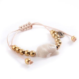 buddha head adjustable bracelet by francesca rossi designs