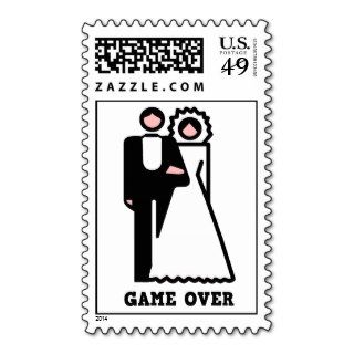 Game Over Bachelor Party Postage