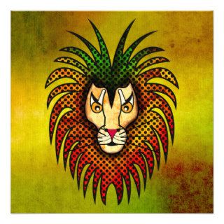 Reggae Lion Personalized Announcements