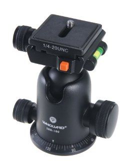 Vanguard SBH 100 Small Magnesium Alloy Ballhead with Two Onboard Bubble Levels  Tripod Heads  Camera & Photo