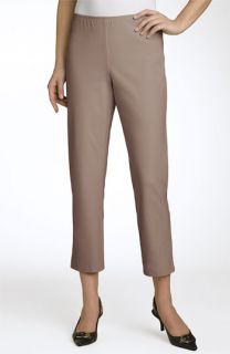 Eileen Fisher Organic Stretch Cotton Twill Ankle Pants (Petite)
