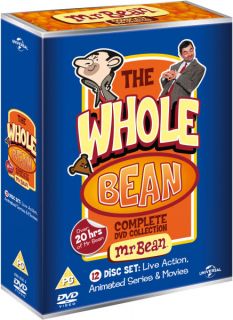 Whole Bean   The Complete Collection (Bean The Ultimate Disaster Movie / Mr. Bean   Live Action Series / Mr. Bean   The Animated Series)      DVD