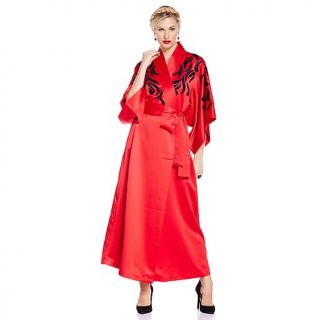 N Natori Floral Embroidered Robe