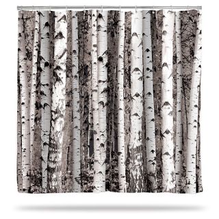 Birch and Bamboo Shower Curtains