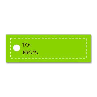 CHICEST GIFT TAGS   Customized Business Card Templates