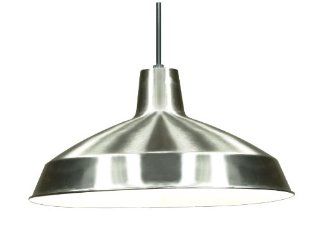 Nuvo SF76/661 Warehouse Shade, Brushed Nickel   Ceiling Pendant Fixtures  