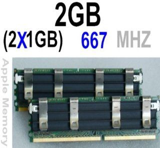 2GB (1GBx2) DDR2 PC2 5300 FB Dimm ECC DDR2 667 MacPro Memory w/A pple Mac Pro 1.1, 2.1,3.1 updates Computers & Accessories