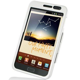 Aluminum Silver Metal Case for Samsung Galaxy Note GT N7000/SGH I717   Open Screen Design Cell Phones & Accessories