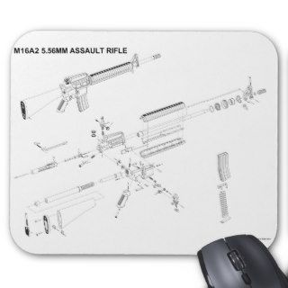 M16A2 Assault Rifle Mouse Pad