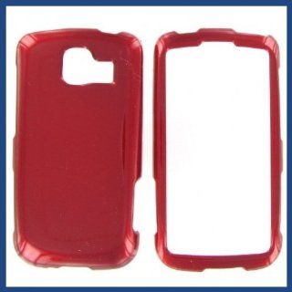 LG LS670 Optimus S/VM670 Optimus V Red Protective Case Computers & Accessories