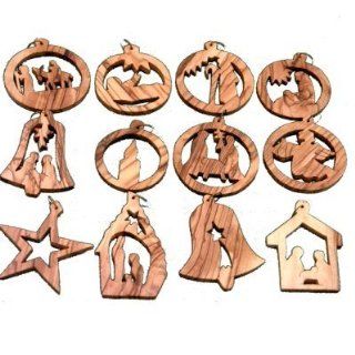 Shop Olive Wood Ornaments   Mix (Set of 12 Flat Ornaments) at the  Home Dcor Store. Find the latest styles with the lowest prices from Holylandmarket