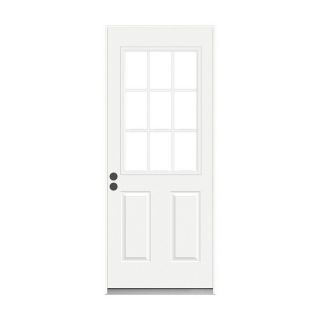 ReliaBilt 2 Panel Prehung Inswing Steel Entry Door (Common 36 in x 80 in; Actual 37.5 in x 81.75 in)