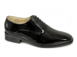 Montecatini 5 Eye Patent Mens Shoes Black M673AP Shoes