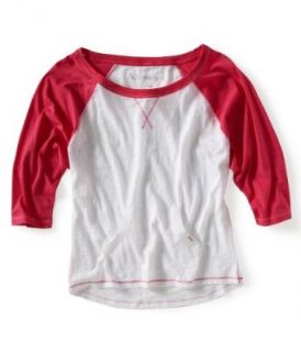 Aeropostale Juniors Burnout Baseball Graphic T Shirt 667 S Fashion T Shirts