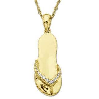 flip flop pendant in 10k gold $ 249 00 add to bag send a hint add