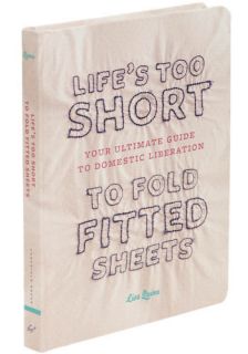 Life's Too Short to Fold Fitted Sheets  Mod Retro Vintage Books