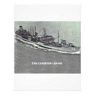 USS CANISTEO (AO 99) FLYER DESIGN