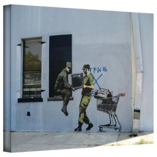 Art Wall Banksy Looters Gallery Wrapped Canvas Wall Art
