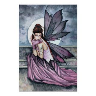 Gothic Fairy Art Poster by Molly Harrison