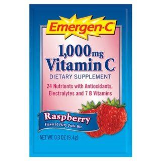 Emergen C® Immune Defense Drink Mix, Raspberry, Single Pack, Pack of 50 (ALAEV280) Category Energy Drinks  Grocery & Gourmet Food