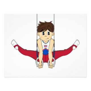 Cute Gymnast on Rings Flyer