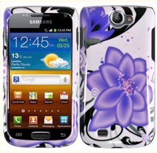 Samsung Exhibit 2 II T679 Design Cover   Violet Lily Cell Phones & Accessories