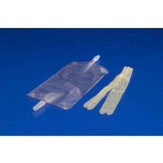 Dover Urine Leg Bag, W/Flutter Valve Twist Valve W/Soft Latex Straps Sterile, 1 ea Health & Personal Care
