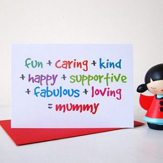 'mummy' card by mrs l cards
