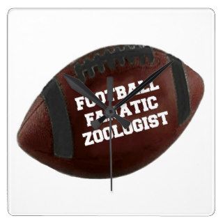 Football Fanatic Zoologist Wall Clock