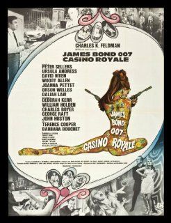 CASINO ROYALE * FRENCH ORIG MOVIE POSTER JAMES BOND '67 Entertainment Collectibles