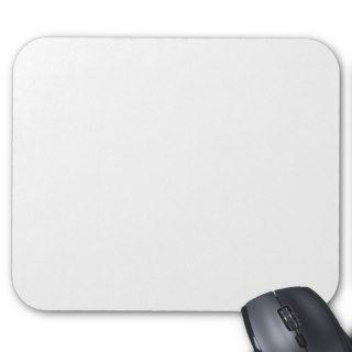 Plain Customizable White Mousepad