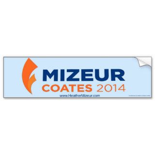 Mizeur Coates 2014 Bumper Sticker