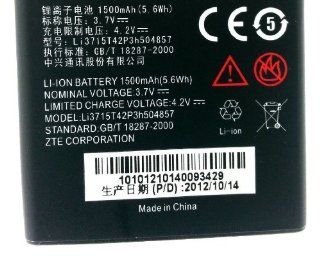 Standard Replacement Li ion Battery for T MOBILE ZTE V768 CONCORD 3G   U830 Cell Phones & Accessories