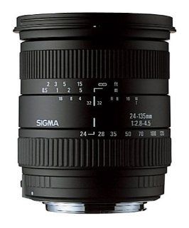 Sigma 24 135mm f/2.8 4.5 IF Autofocus Lens for Nikon SLR Cameras  Camera Lenses  Camera & Photo
