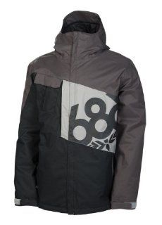 686 Mannual Iconic Insulated Snowboard Jacket Gunmetal Colorblock Mens Sz M  Sports & Outdoors
