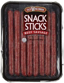 Old Wisconsin Snack Stick, Beef, 10 Ounce  Jerky And Dried Meats  Grocery & Gourmet Food