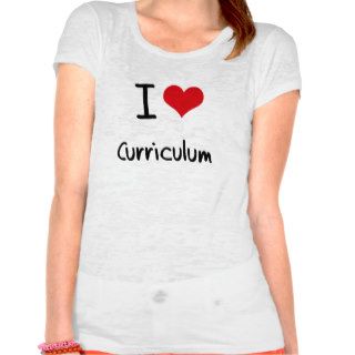 I love Curriculum Shirt