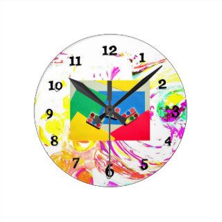 Paint Party Wall Clock