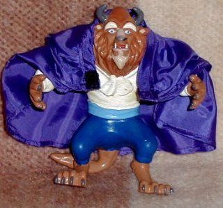 Disney Beast comes with silk looking cape 5" tall X 5" wide Toys & Games